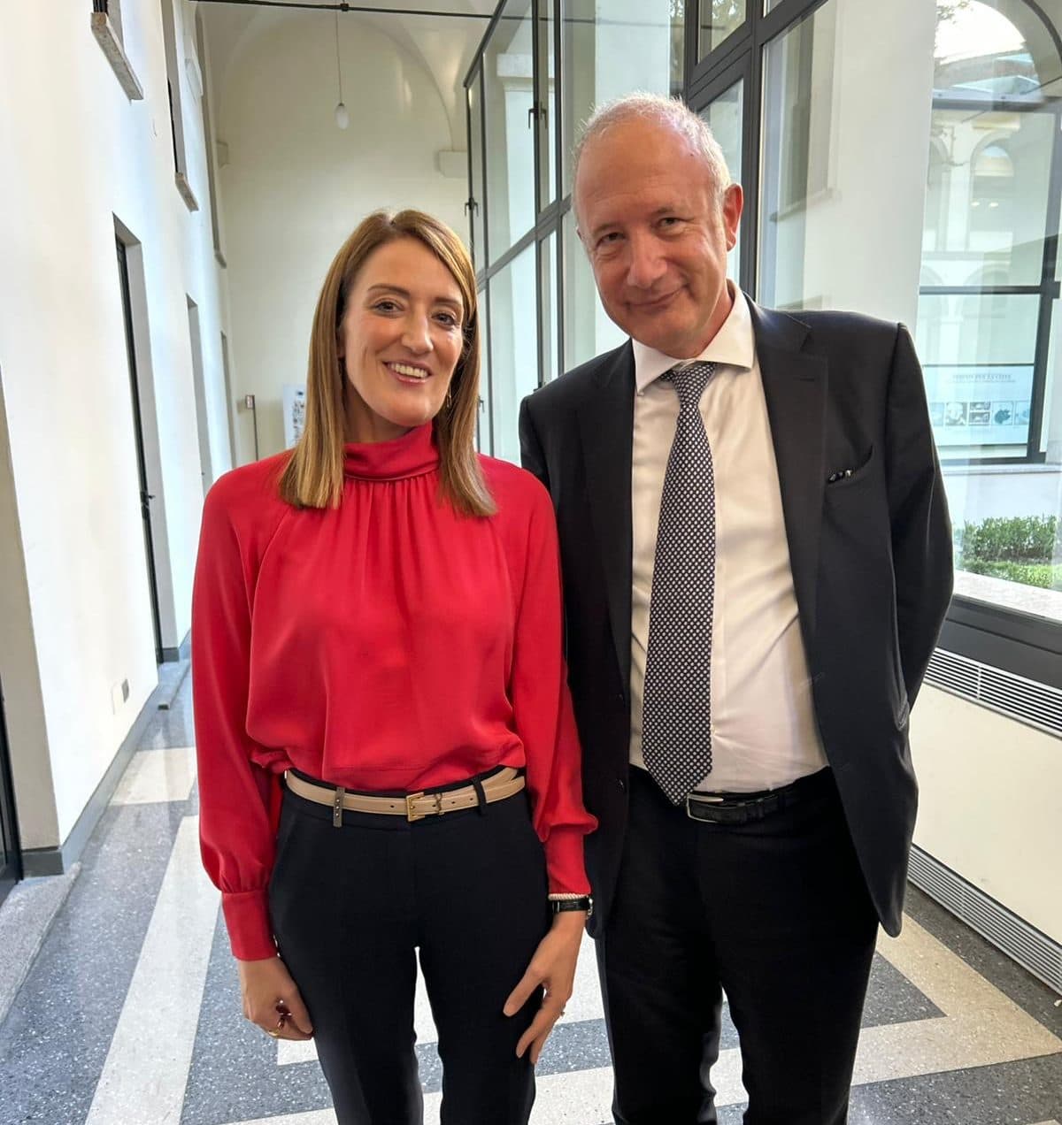 Confindustria incontra la Presidente del Parlamento europeo Roberta Metsola a Milano: priorità su semplificazione e imprese